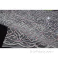 Tissu de dentelle de cordon en nylon coton polyester